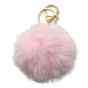 Fluffy Pom Pom Keychain – Le'allure