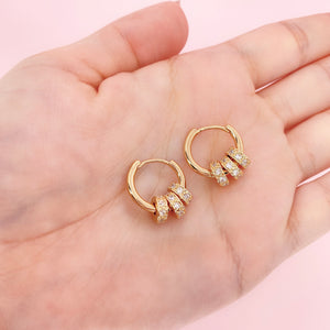 14k Gold-Plated | Hoop Earrings